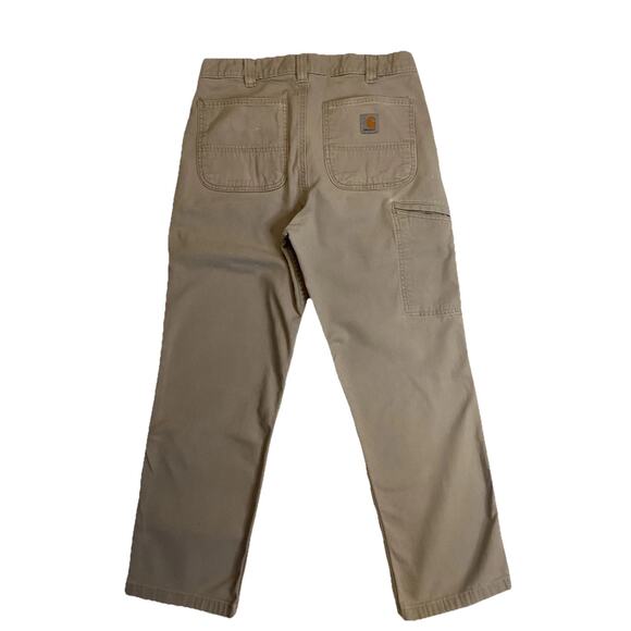Carhartt Other - Carhartt Rugged Flex Relaxed Fit Canvas Work Pants Men's 32x30 Beige BN2291-M